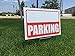 12x18 Parking Lawn Sign Kit with Arrow Stickers (4)