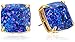 kate spade new york Small Square Studs Blue Multi-Glitter Stud Earrings