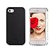 Selfie Light iPhone Case, Illuminated Cell Phone Case for iPhone 7 (Black)