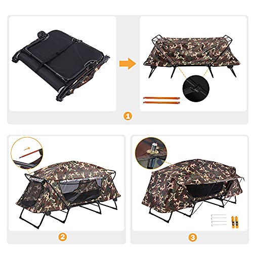 Folding Oversized Tent Cot Portable 1Person Waterproof Tent