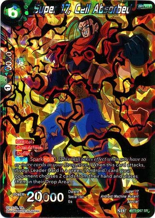 DBS [Card Game] Dragon Ball Android Super 17, Cell Absorbed - BT5-067 - Super Rare Miraculous Revival Foil Singles