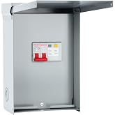 briidea 50 Amp Spa Panel with 3-Pole 50 Amp GFCI Breaker, IP 65 Waterproof, Ideal for Spas, Hot Tubs, Swimming Pools, Home