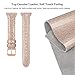 SWEES Leather Bands Compatible with Fitbit Versa 2 / Fitbit Versa Lite & SE/Fitbit Versa, Slim Thin Genuine Leather Replacement Strap for Versa Women (5.5