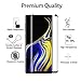 Galaxy Note 9 Screen Protector, Ankoe 3D Curved Full Coverage Anti-Fingerprint, Anti-Scratch, Easy to Install Curved Tempered Glass Screen Protector for Samsung Galaxy Note 9 (Black-2 Pack)