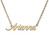 Arianna Name Tag Necklaces for Her His Friends