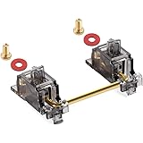 ZugGear V2 PCB Mount Screw-in Stabilizers Translucent Smokey Gold Plated 2u 6.25u 7u Keycap Stabilizers Mechanical Keyboard S