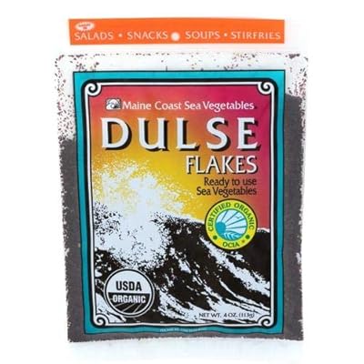 Wild Atlantic Dulse Flakes 4 oz Bag - Organic