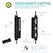 Wireless Sport Bluetooth Headphone BOROFONE BE1 Workout Headset With Earhook Design With Microphone Sweatproof Waterproof IPX4 Noise Canceling Stereo Hifi Sound Outdoor Running For Gym (Red)