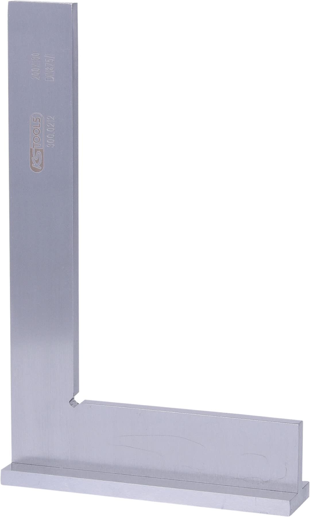 KS Tools 300.0212 Square with stock DIN 875/1, 200mm