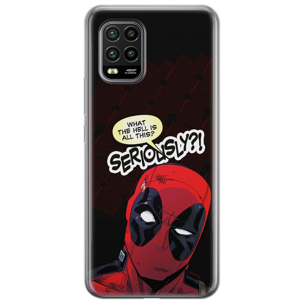 ERT GROUP mobile phone case for Xiaomi MI 10 LITE original and officially Licensed Marvel pattern Deadpool 010 optimally adapted to the shape of the mobile phone, case made of TPU