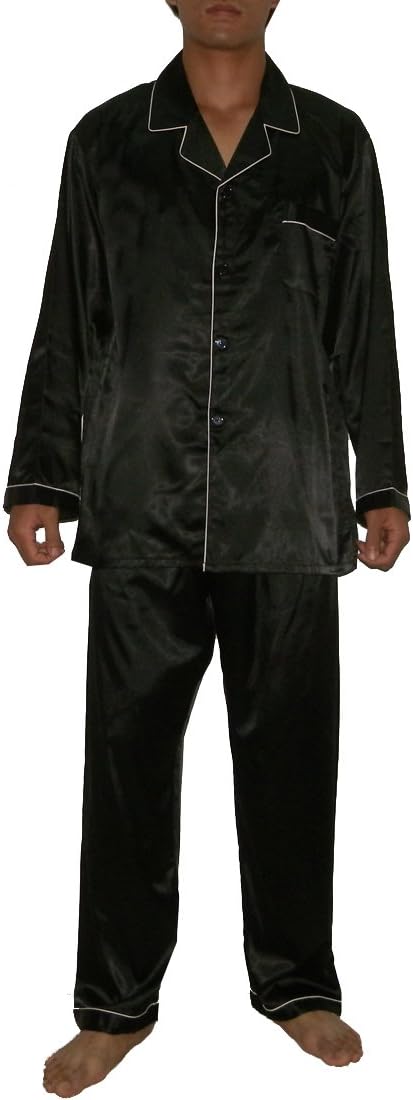 Pajamas 2PCS Set Silk Couture Mens Luxurious Silk Set Includes Top & Pants