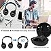 Bluetooth Headphones,Wireless Headphones Over Ear Headphones Bluetooth Headset Best Stereo Foldable Headphones with Microphone,Soft Memory Protein Earpads,40-Hour Play Time for PC/Cell Phones Blackthumb 1
