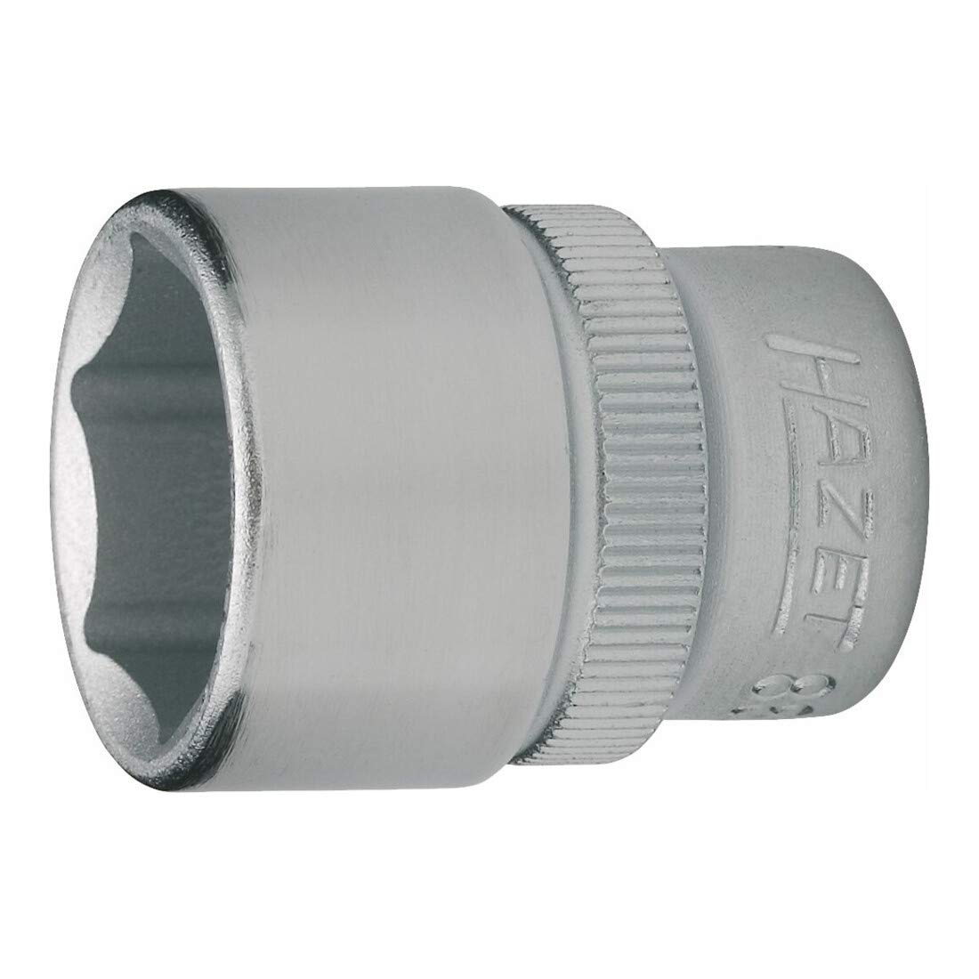 HAZET 880-9 24 mm 6-Point Traction Profile Socket - Chrome-Plated/Polished