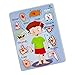 Wooden Peg Puzzle, My Body - Outside - Learning Educational Pegged Puzzle for Toddler & Kids (10 pcs) Gleeporte