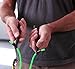 EliteSRS Boxer Training Rope 2.0 Fitness - Tangle and Kink Resistant 5mm PVC Cord - Smooth Turning, Unbreakable Polymer Handles - Adjustable Sizing