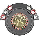 Fairly Odd Novelties Shot Glass Roulette Drinking Game Set with 2 Balls and 6 Shot Glasses