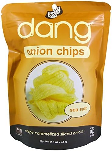 Dang Foods LLC, Onion Chips, Sea Salt, 2.3 oz (65 g) - 2pcs