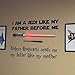 Vinyl Wall Decal Jedi Like My Father Unless Hogwarts Sends Me a Letter Like My Mother Star Wars and Harry Potter Themed Parody Design