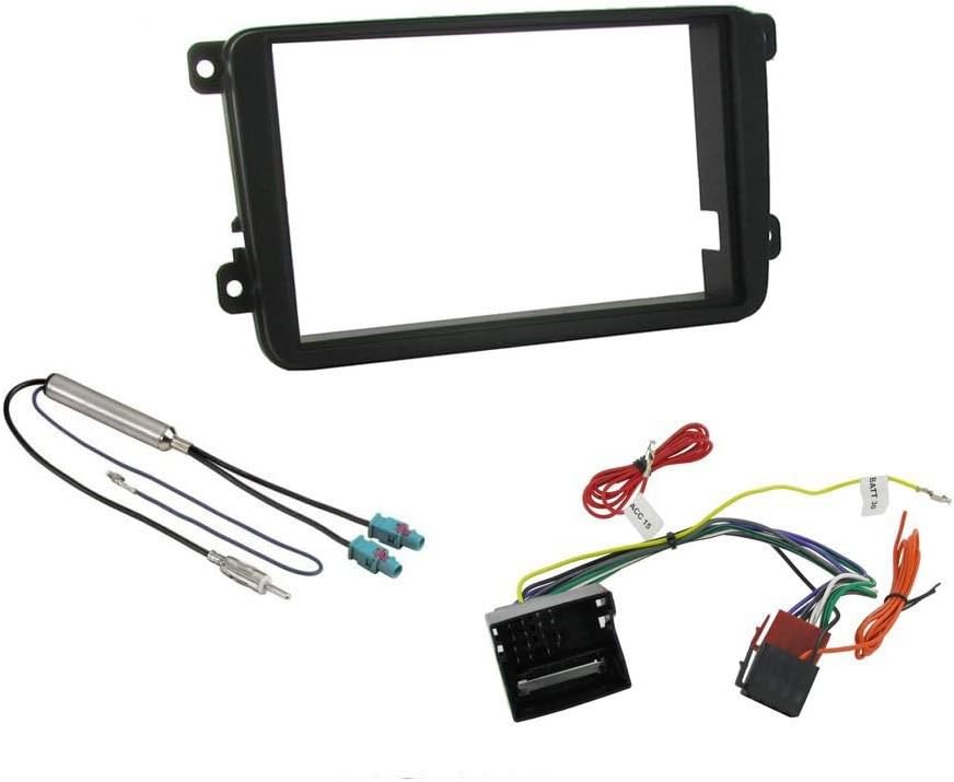 VW Passat, Jetta, Golf Double Din Fitting Kit Fascia Car Stereo Installation Kit