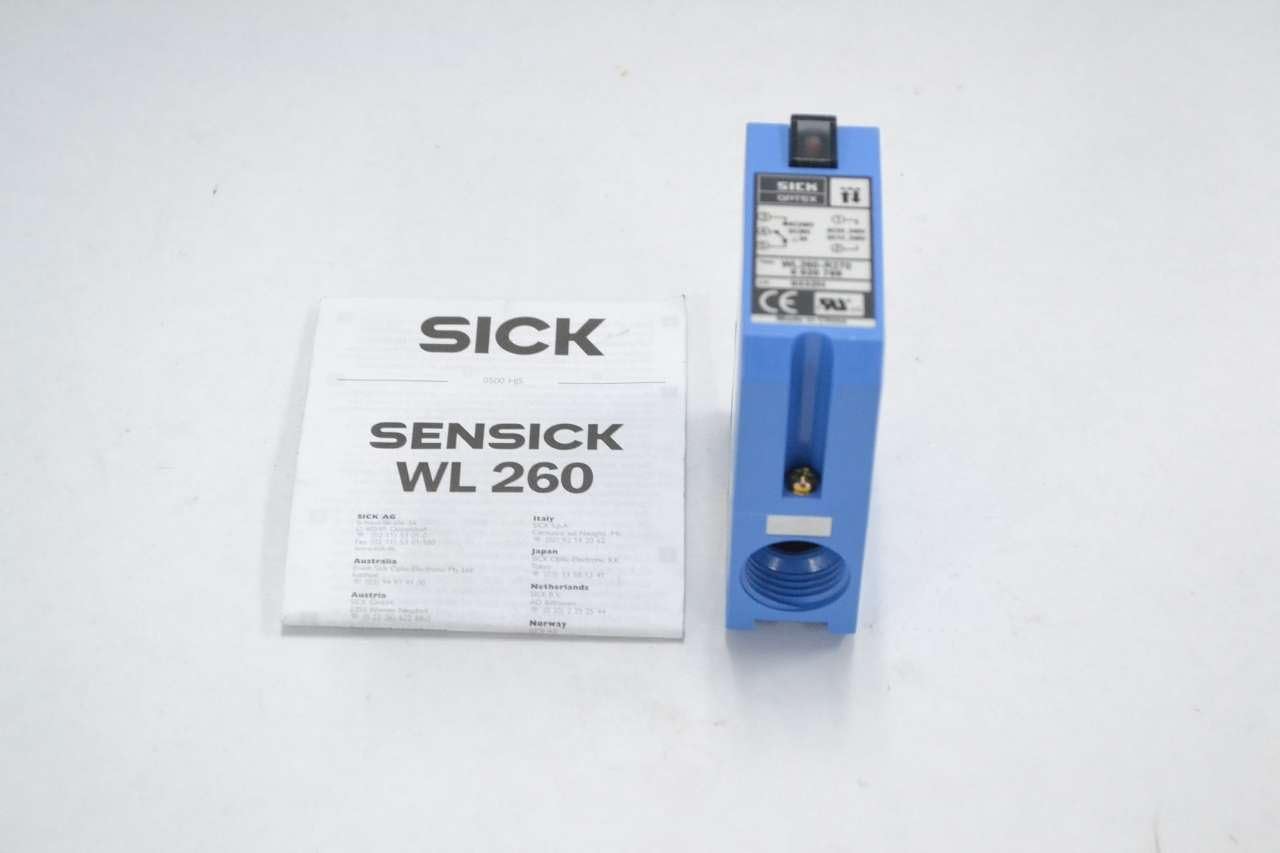 SICK WL260-R270 OPTEX 800MM PROXIMITY SENSOR 240V-AC 30V-DC 3A B358641