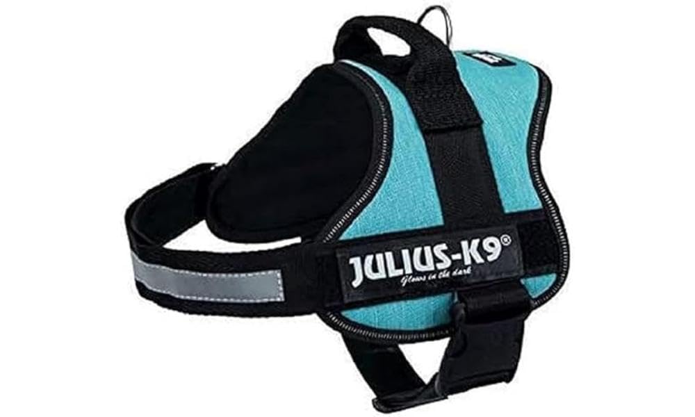 JULIUS-K9Powerharness, Size: M/0, Ocean - Sackcloth
