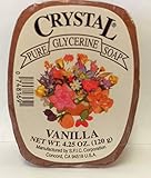 Crystal Glycerine Soap Bars Vanilla (24 bars)