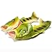 welltree Fish Slippers/Sandals Beach Shoes Non-Slip for Women Men Unisex Summer Animal Creative Casual Shower Flip Flops 11-12 Men/13-14 Women/46-47