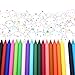 KACO Pure Retractable Gel ink Pens, Extra Fine Point (0.5 mm) 20-Pack, Assorted Colors