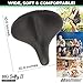 Big Soft Large Wide and Fat Cushion Bike Seat Available with or Without Custom Gel Seat Cover.thumb 4