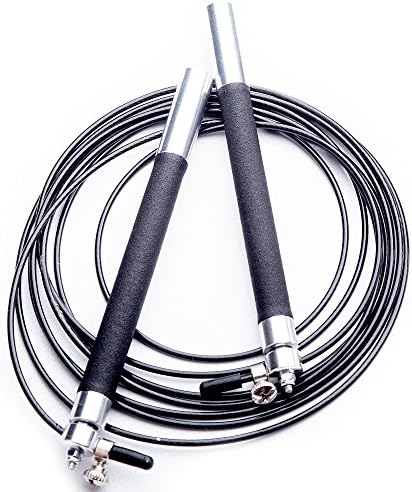 Jumprope for Speed Jumping - Adjustable - Premium Quality, Durable Cable, Best For Double Unders