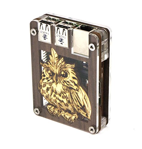 Zebra Archimedes - Raspberry Pi3, Pi2 and B+ with Heatsinks by C4Labs