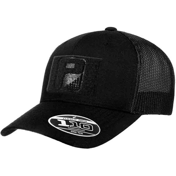 Pull Patch Delta Flexfit Hat | Black Tactical Cap | S/M | Moisture