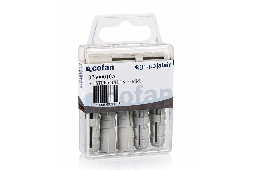 CoFan 07600006 A – Pack of 12 Studs (Nylon, 6 mm)
