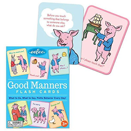 eeBoo Good Manners Flash Cards