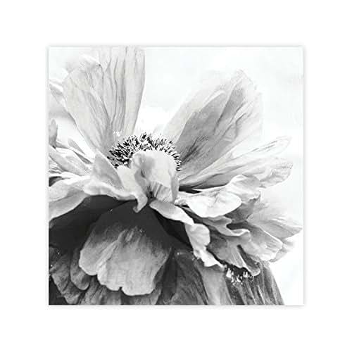 Amazon.com: Black White Flower Wall Art, Abstract Flower Wall Print