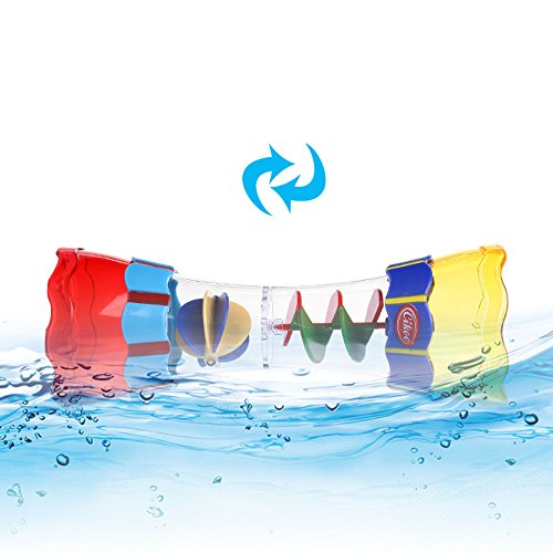 Gbell  Rotating Cup Spray Bath Toy for Toddlers,Water-Spraying Bathtub Playing Water Game Water Pump with Hand Shower Creativity Great Pool Waterfall Spout Toys - Thumbnail 5