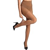 ARMOROSE Indestructible Tights for Women, Rip Resistant Durability Tummy Control Top Pantyhose 40D Semi Sheer High Waist