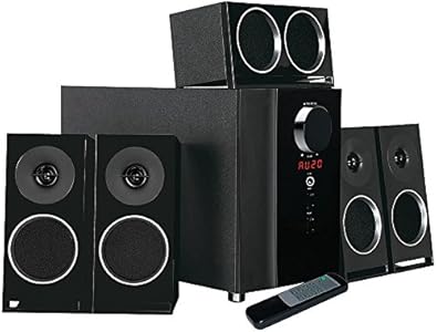 auvisio 5.1 Surround System: PCM 5.1-Surround-Soundsystem, optischer