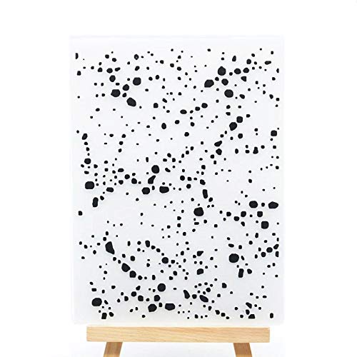 WooYangFun 1PC Merry Christmas Snow Drop Embossing Folders for Card Making Scrapbooking and Other Paper Crafts, 11x16cm