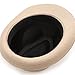 Classic Trilby Short Brim 100% Cotton Twill Fedora Hat with Band(Khaki,LXL)
