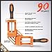 HORUSDY Quick-Jaw Right Angle 90 Degree Corner Clamp for Welding, Wood-working, Photo Framing - Best Unique Tool Gift for Men