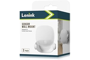 Lenink Wall Mount Compatible with Ecobee Smart Sensor, 2 Pack Smart Sensor Wall Holder Replacement Intelligent Robot Model, Not Suitable for 2nd Generation (White)