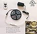Laimante 5m/16.4ft 12V Led Strip Lights Kit, 3000K Warm White, SMD 2835 300LEDs Dimmable Led Tape with RF Remote Dimmer and UL Listed Power Supply, Under Cabinet Kitchen Bedroom Strip Lighting
