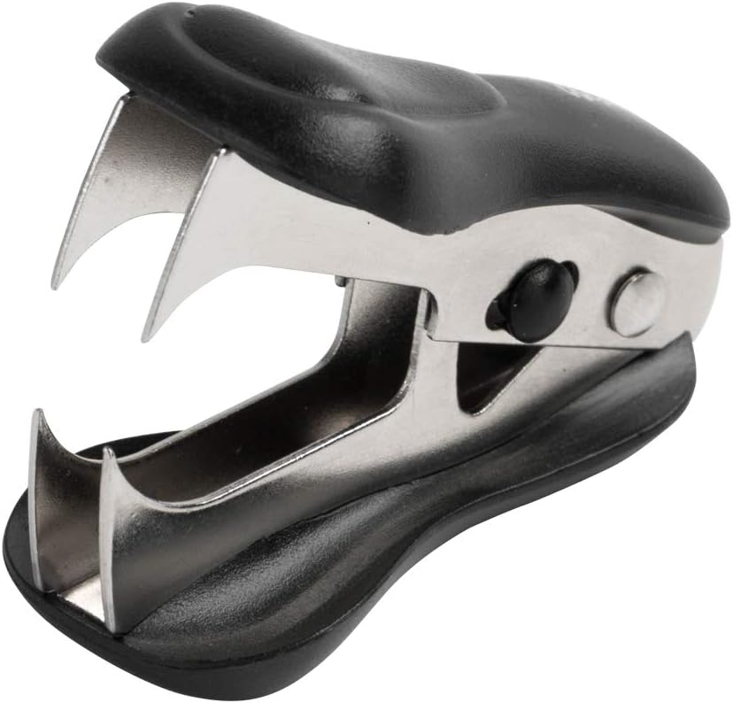 Eagle Staple Remover with Safety Lock, Staple Puller, 3-Pack, Black : Office Products