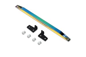 AJP Distributors JDM Rear Lower Subframe Tie Bar Strut Brace Aluminum Suspension Neo Chrome Compatible/Replacement For Integra DC2 Civic Del Sol EG6 1992 1993 1994 1995 1996 1997 1998 1999 2000 2001