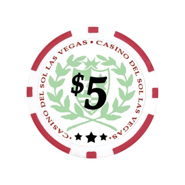 DA VINCI Set of of 750 Casino Del Sol 11.5 Gram Poker Chips with Case