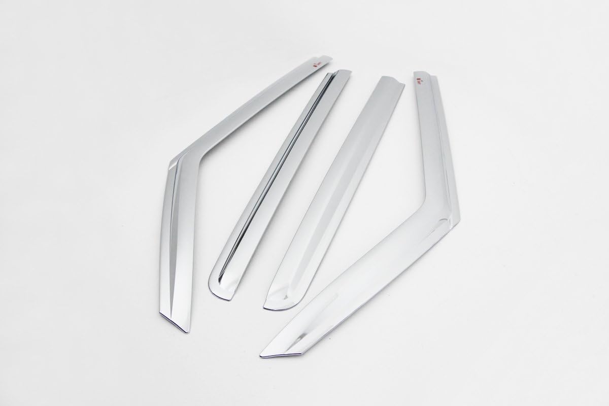 Autoclover Chrome Wind Deflectors Set for Suzuki Swift 2017+ (4 pieces