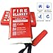 Aaaspark Fire Blanket Fiberglass Fire Emergency Blanket Suppression Blanket Flame Retardant Blanket Emergency Survival Safety Cover for Kitchen,Camping,Fireplace,Grill,Car,RV,Boat(39″X39″)thumb 1