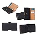 iPhone 6 Leather Case, Leather ID Wallet Belt Clip Case Holster for Apple iPhone 6 4.7'' NEW (Black)