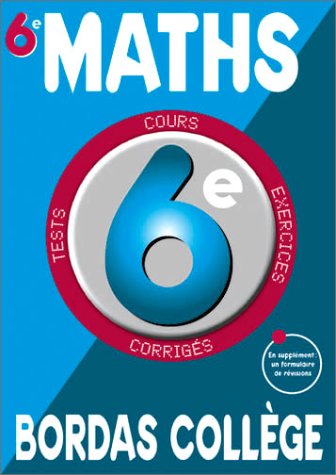 Maths, 6e